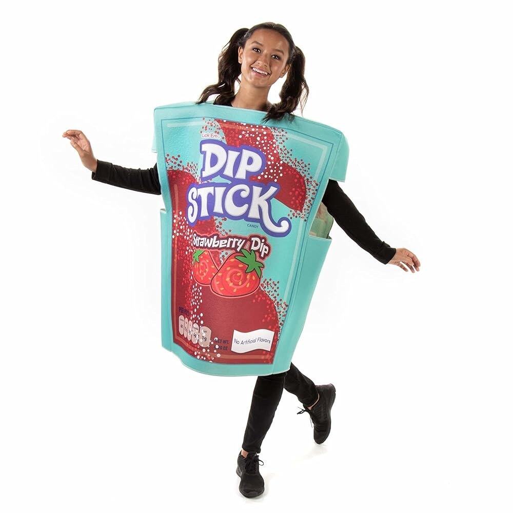 Spirit Red and Teal Dip Stick Costume